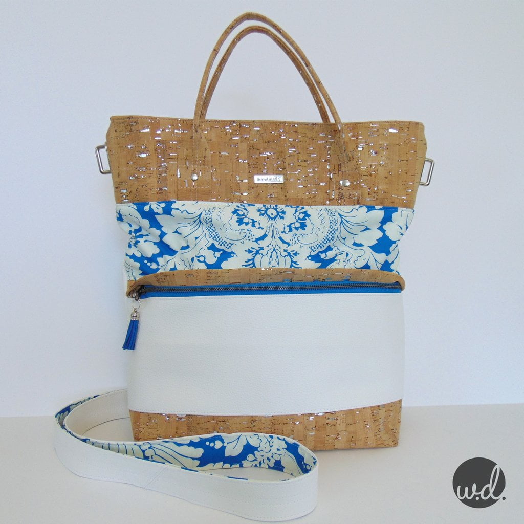The Waterlily Waxed Canvas Tote Bag Pattern By Blue Calla