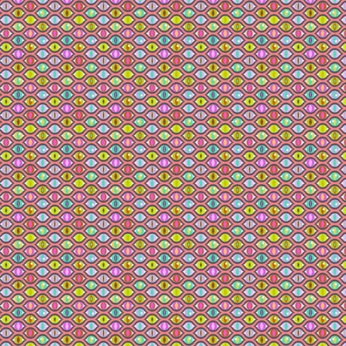 Tula Pink - Tabby Road Deja Vu - Cat Eyes - Prism