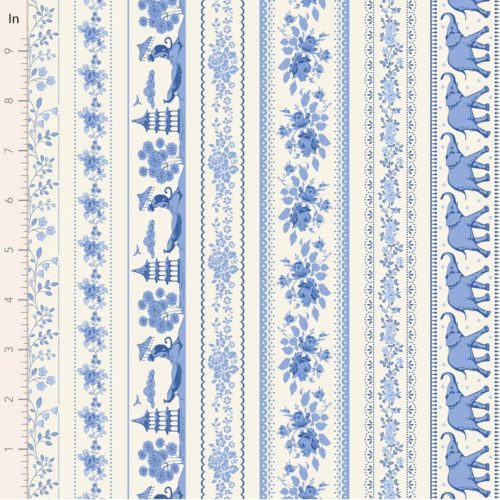 Tilda - Something Blue - Blenders - Borders - Blue